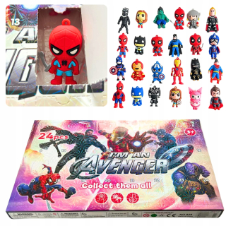 Marvel Avengers adventný kalendár Vianoce 24 ks