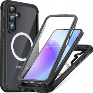 Chrbát SASAL pre Samsung Galaxy S24 5G 360 PLNÁ OCHRANA čierna