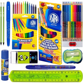 Set - Astra School Layette Pen Pencils pre chlapca