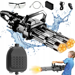 AUTOMATICKÁ ELEKTRICKÁ PUŠKA VODNÁ PIŠTOĽ 2400ML S LED + 2 BATÉRIE