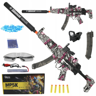 AUTOMATICKÁ PUŠKA MP5 GEL GALL AUTOMATIC CS2 CSGO BEZPEČNÁ VEĽKÁ