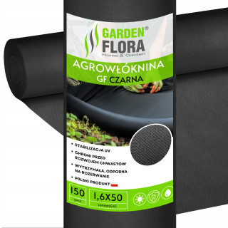 Agrotextília - Agro GF Agrornina Black 1,6x50m 150 g/m2 fuce!