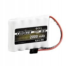 RX NIMH batéria 6V 2000mAh JR konektor ako