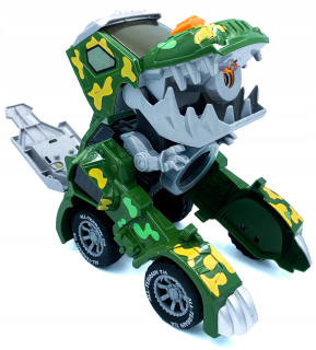 Rozpravkové auto - Transformácia dinosaura automobilového robota kričí s ohňom