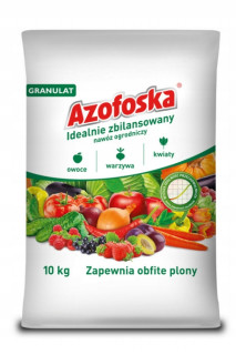 Univerzálne hnojivo Azofoska 10kg Vyživuje všetky rastliny.