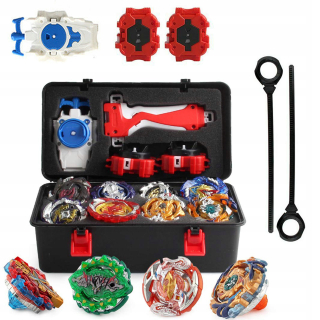 Zručnostná hra - Virming bit 12x beyblade disk spinner box