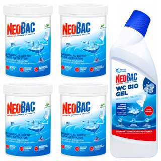 BAKTÉRIE PRE SEPTIK NEOBAC + Bio Gel WC na 2 ROKY