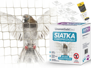 Ochranná sieť Linarem SiatkiSieci 4 m x 3 m béžová