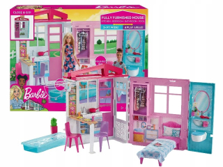 Barbie Cozy Dollouse Pool Kitchen FXG