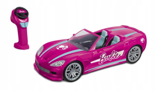 Barbie na diaľku ovládané ružové kabriolet, vozidlo