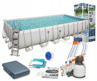 Obdĺžnikový rámový bazén Bestway 732 x 366 cm