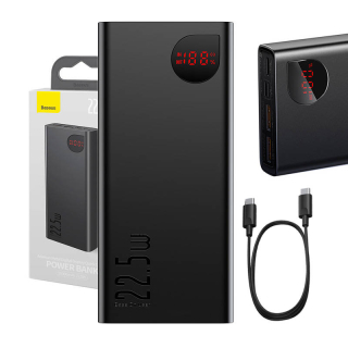 Powerbanka Baseus 20000 mAh čierna + SADA NÁLEPEK BASEUS