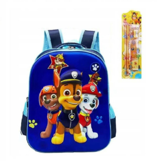 BATOH PAW PATROL 3D KONVEXEDNÝ BATOH DO ŠKÔLKY