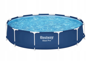BESTWAY 366x76 GARDEN STEEL PRO BAZÉN okrúhly rám s rámom