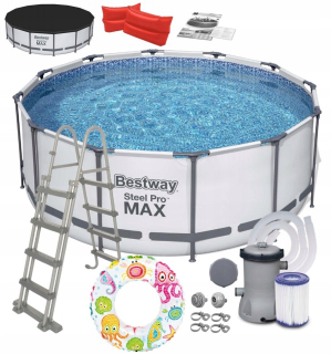 Bazén Bestway s kruhovým rámom 396 x 122 cm 5618W