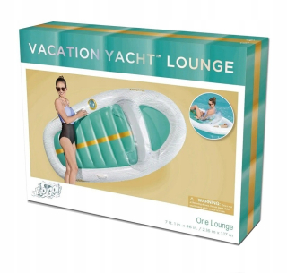 MATRACOVÉ PLAVECKÉ KRESLO YACHT 216x117 BESTWAY 43650