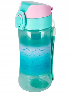 Desiatové boxy - FĽAŠA NA VODU TRITAN 420ml BPA FREE OMBRE