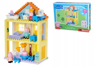 Stavebnica, slamky - Big Bloxx Family House Peppy Pig