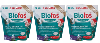 Biofos ekologické biologické tablety pre septickú nádrž 36 kusov