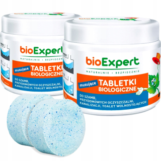 BIOLOGICKÉ TABLETY do septiku 24 ks bioExpert šumivé TABLETY do septiku