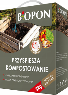 BIOPON KOMPOSTÉR HNOJÍV 3KG GRANULÁT Kompostér