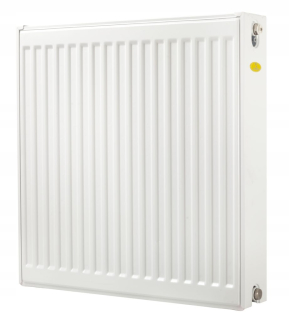 Oceľový panelový radiátor Diamond 1505 W biely 1000 x 550 x 105 mm - bočné pripojenie