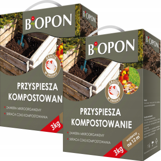 BIOPON KOMPOSTÉR HNOJÍV 3KG GRANULÁT Kompostér