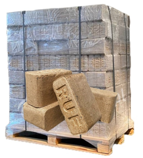BOROVOVÉ BRIKETY RUF DREVO BOROVICA PREMIUM KURIÉR 960kg