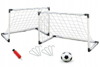 Futbalová bránka a lopta - Futbalové brány 2in1 185x120x70 cm + lopta