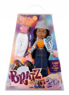 Bratz 20 -ročná bábika Sasha 25 cm + príslušenstvo