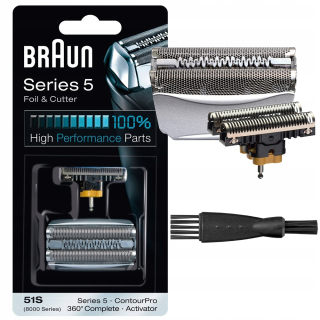Braun 51S fólia + blokové čepele séria 5 51S/8000