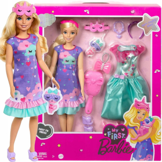 Barbie Moja prvá bábika Barbie na deň a noc - fialová HMM66