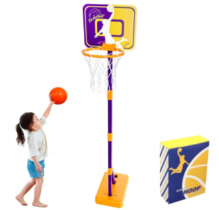 Detský stojaci basketbalový kôš, 93-160 cm zábavná hra skladateľný