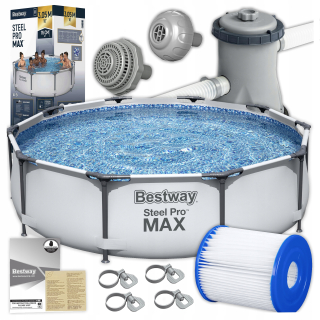 okrúhly rám bazén pre deti záhrada 305x76cm Bestway 56408 + čerpadlo