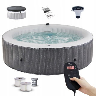 Nafukovací bazén kruhový s hydromasážou MSpa 930 l