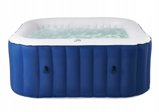 Štvorcový nafukovací hydromasážny bazén MSpa Lite Orbit 185cm 6 osôb 930L