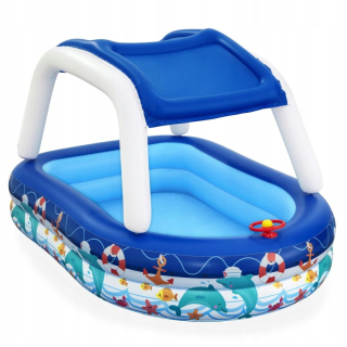 Guľatý nafukovací bazén Bestway 213 x 155 cm