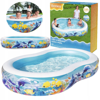 Obdĺžnikový nafukovací bazén Bestway 262 x 157 cm