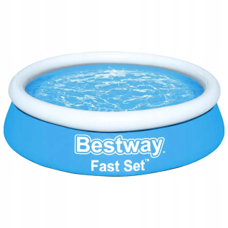 Nafukovací bazén Bestway Fast Set, okrúhly, 183x51 cm, modrý
