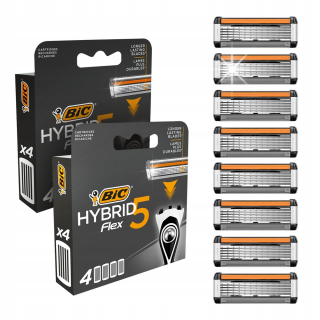 Bic Hybrid 5 Flex Blister kazety do žiletiek 2 x 4 ks.