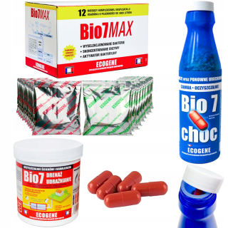 Bio7 Max 2kg + Bio7 CHOC + Bio7 odvodnenie kompletné