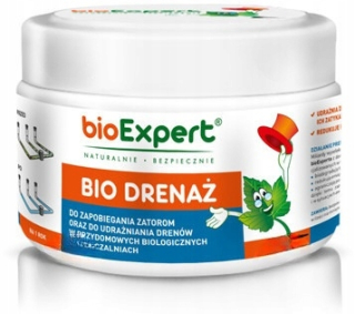 Prípravok na upchatia Drenáž Na rok používania Clears drains 250g bioExpert