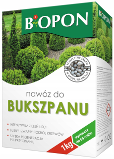 Biopon viaczložkové hnojivo na buxus 1 kg