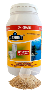 Aquafor prášok do septikov 1 l 1 kg