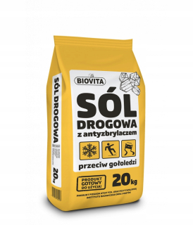 Biovita soľ cestná 20 kg