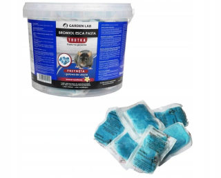 Bromiol Esca Pasta 3kg GARDEN LAB jed zabíja myši a potkany brodifacoum
