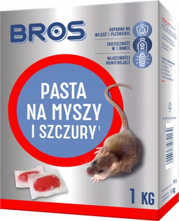 Pasta pre myši a potkany Bros. 1 kg