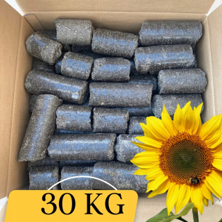 Slnečnicové váhy briketa pre krb 30 kg