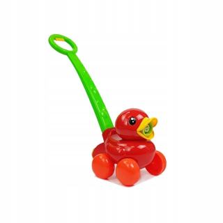 Red Duck Bubble Machine s rukoväťou, hudbou a svetlom