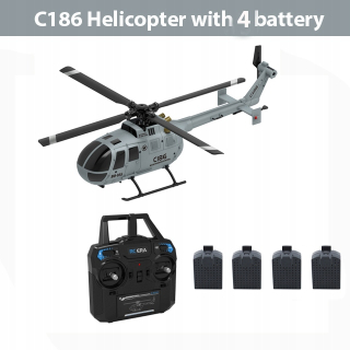 Lietajúci RC model - C186 2,4 G RC Helikoptéra 4 6 osi elektronický gyroskop